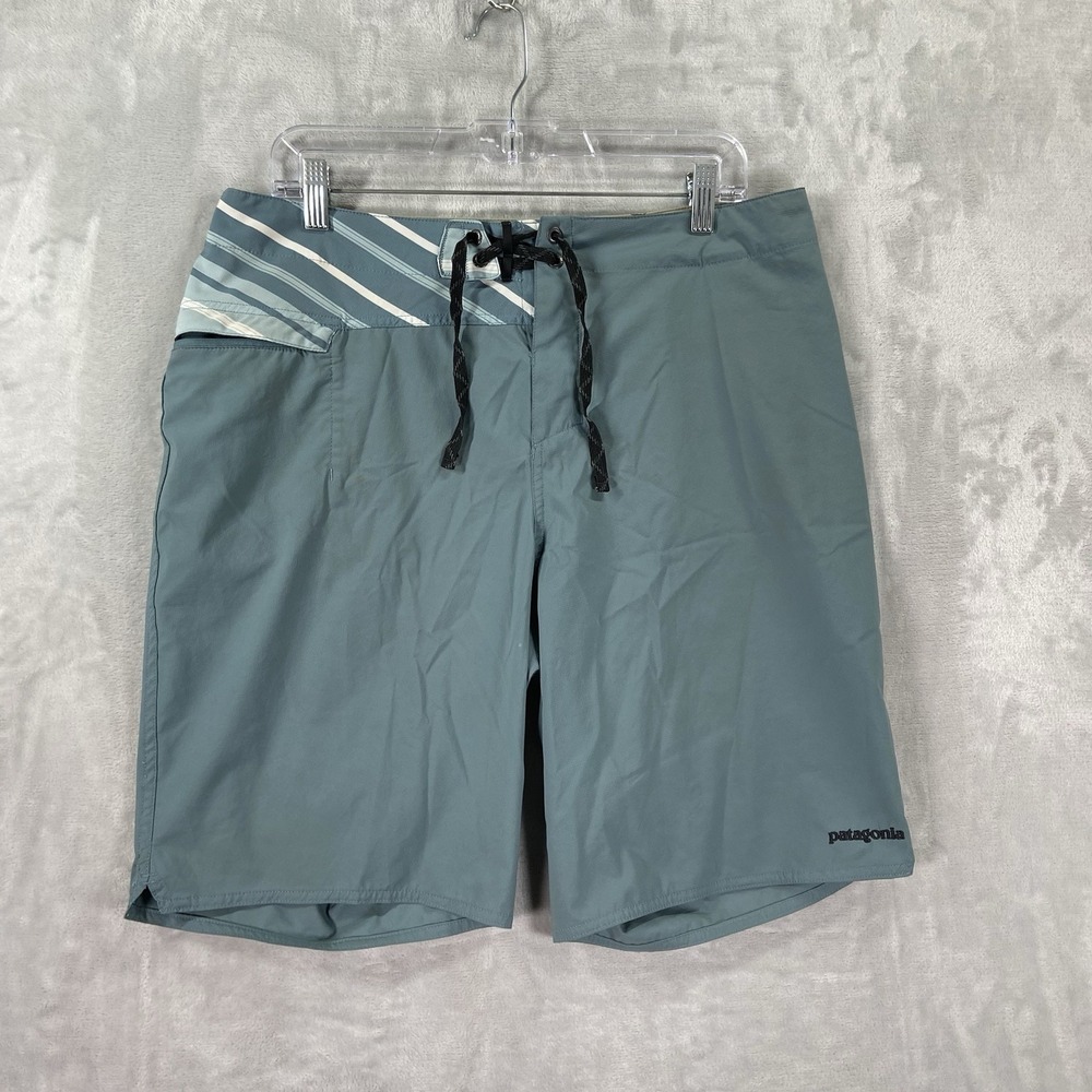 Patagonia Board Shorts Mens 34 Stretch Hydro Planing 10" Inseam Swim Outdoor
